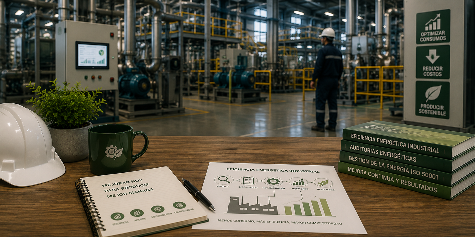 Imagen ilustrativa del curso Eficiencia energética en industrias