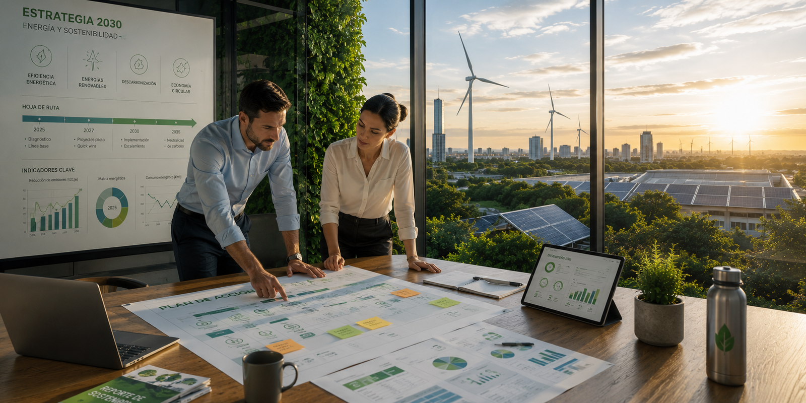 Planificación estratégica de energía y sostenibilidad